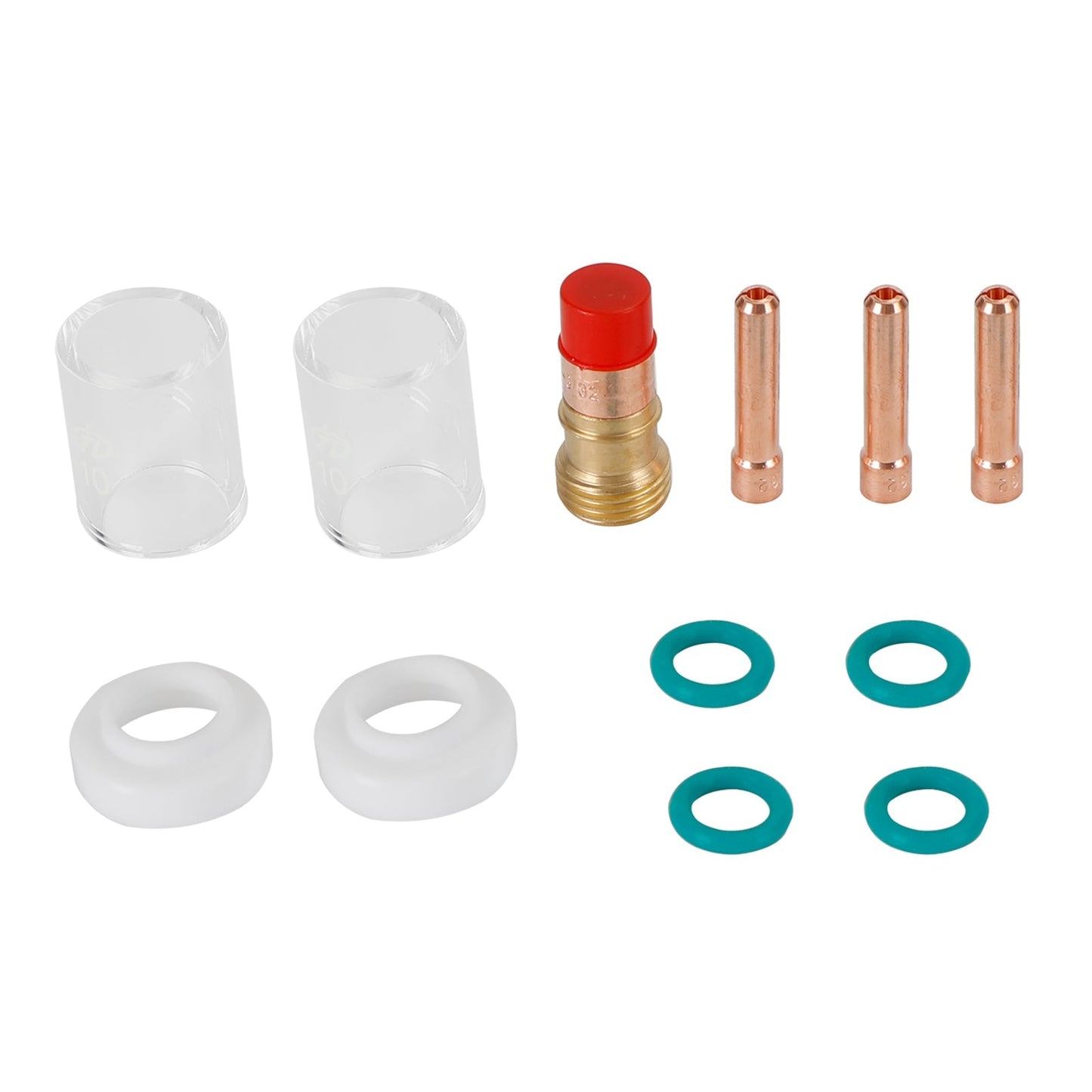 12Pcs Glass Cup Tig Welding Torch Accessories Kit For Wp-17/18/26 Generic