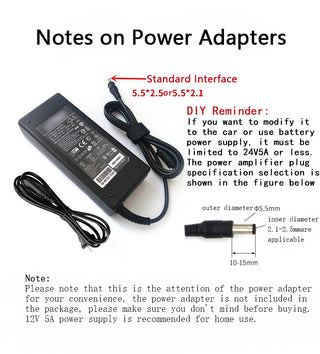 HiFi Stereo Bluetooth 5.0 Digital Power Amplifier Audio Receiver USB 50W+50W