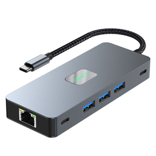 10 in 1 TYPE-C to RJ45  Gigabit USB 3.0  HDMI SD/TF PD100W USB-C Data MacBook