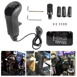 New PC USB Gear Simulator Shifter Knob for Logitech G923 G29 G27 G25 TH8A