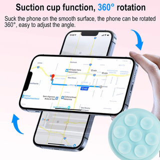 Phone Grip for Magnetic Phone Holder Silicone Suck-Up Mount Suction Cup Stand