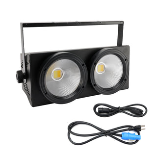 200W COB LED Par Light DMX Stage DJ Disco Audience Blinder Light Warm Cool White