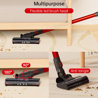 Lightweight Cordless Stick Vacuum - For Hardwood, Carpet, Pet Hair, Home and Car