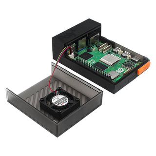 Raspberry Pi5 POLY5+ Case Argon Box Compatible with PWM Cooling Fan ABS Material
