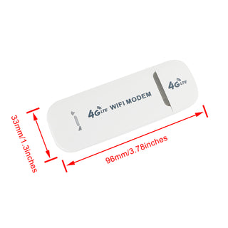 Unlocked 4G LTE Modem Wireless Router USB Dongle Mobile Broadband WIFI SIM Card