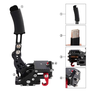 USB3.0 14Bit X1 XSX XBOX SIM Handbrake for Racing Game Steering Wheel Stand G920