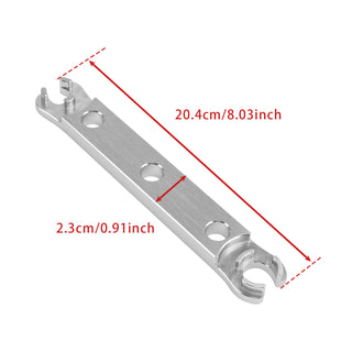 Aluminum Lower Cap Removal Wrench. Tool used For Rebuild DVO Saphire/Onyx fork