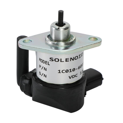 1C010-60015 Fuel Shutoff Solenoid For Kubota 1C010-60014 1C010-60016 1C010-60017 Generic