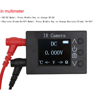 2 In 1 IR Camera Temperature Tester Thermal Imager With Imaging Sensor 1.8Inch