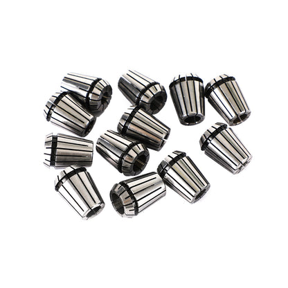 12Pcs ER25 Spring Collet Set For CNC Milling Lathe Tool Engraving Machine Steel Generic