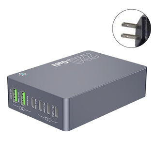 F8A Desktop Charging Station USB 6-Port Fast Charger PD100W Smart Charger US