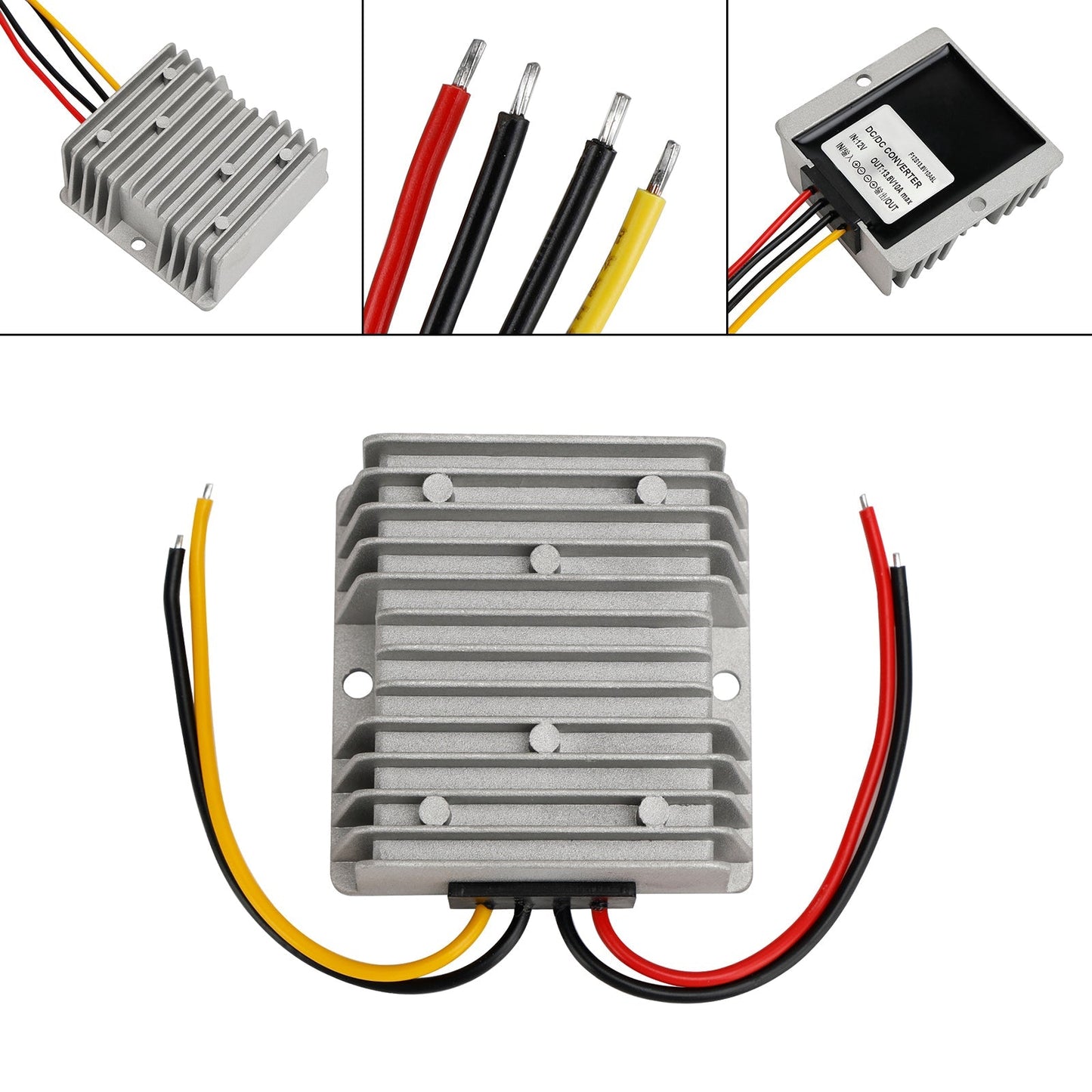 DC-DC 12V-13.8V 10A 138W Step Up Power Supply Converter Regulator Waterproof Generic