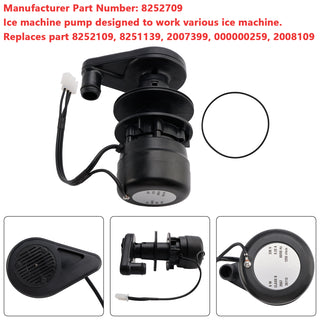 Ice Machine Water Pump 230 Volt for Manitowoc 8252709 8251139 2007399 NEW