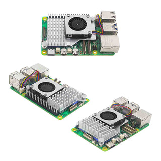Raspberry Pi 5th Generation Radiator Active Cooler Aluminum Heat Sink Blower Fan