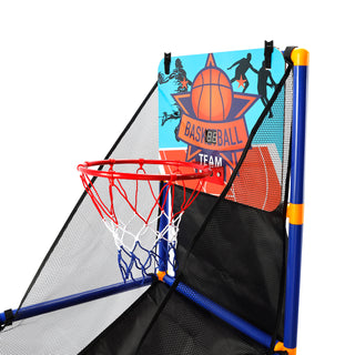 3In1 Scoring Basketball Stand Football Hockey Toy Gift Set For 3+ Years Kids  Toy