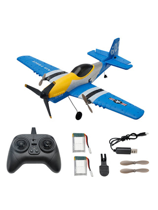 3Channel P51 Remote Control 2.4Ghz 6Axis Stabilizer Airplane Toy With 2Batteries Toy