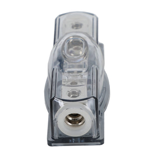 Car Audio 80AMP Inline Mini ANL Fuse Holder Block 4/8 GA IN 4/8 GA OUT with Fuse