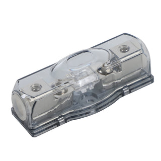 Car Audio 80AMP Inline Mini ANL Fuse Holder Block 4/8 GA IN 4/8 GA OUT with Fuse