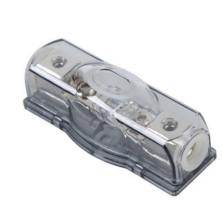Car Audio 80AMP Inline Mini ANL Fuse Holder Block 4/8 GA IN 4/8 GA OUT with Fuse