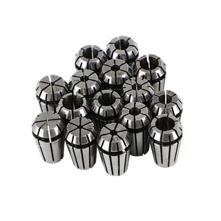 15Pcs ER11 Spring Collet 1/16"-3/4" For CNC Milling Lathe Tool Workholding