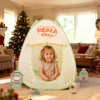 42Pcs Camping Pretend Play Tent Indoor and Outdoor Gift for Boys Girls Oil Lantern Binoculars Kids Camping Set with Tent Toy Campfire
