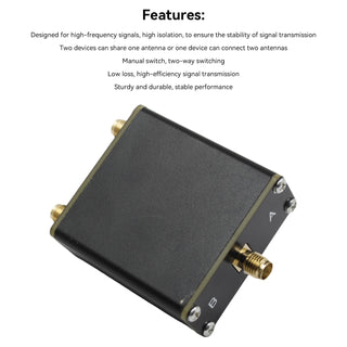 10W Antenna Switch RF Switch High-Frequency Switch Manual Switch DC-500MHz