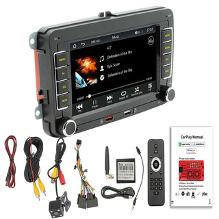 7" Wireless Carplay Bluetooth Stereo Radio FM Car MP5 Player Remote Control