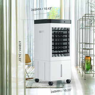 3-IN-1 Portable Evaporative Air Cooler Conditioner w/ Remote Control Fan & Humidifier