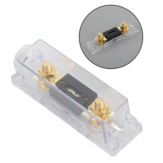 1 in 1 Out ANL Transparent Fuse Holder w/Multi-A Fuse Piece Car Audio Fuse Block
