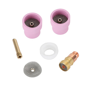 #12 Ceramic Glass Cup Complete Kit For Wp-17 18 & 26 Series Tig Torches