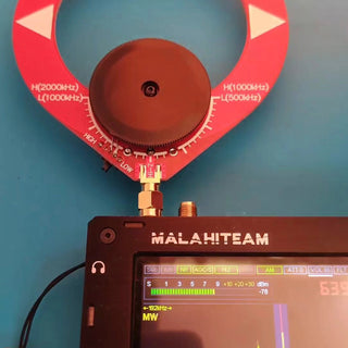 Donut Red AM MW Mini Loop Antenna for Malahiteam DSP DSP2 HF Shortwave Antenna