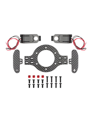 Shift Paddles Racing Game Simulation Steering Wheel with Mount For Thrustmaster