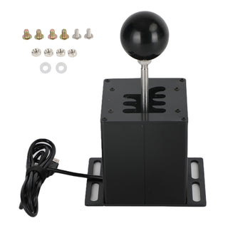 6+R USB Simulator H Gear shifter for Logitech G29 G920 Steering Wheel PC Black