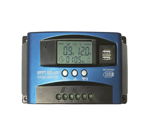 Panel Auto Focus 40A Regulator 12V-24V Dual USB MPPT Solar Charge Controller