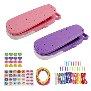 Whale Shape Friendship Bracelet Making Kit DIY Art Craft 6-12 Year Girl Gift