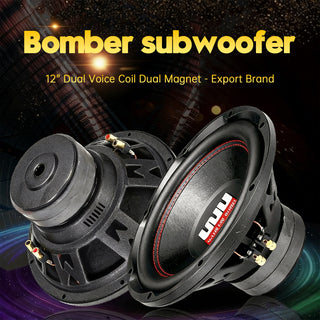 12" Car Audio Subwoofer 2200W Max Power Dual Magnet Dual Coil Woofer KTV Speaker