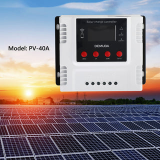 PWM 40A 12V 24V 48V Solar Charge Controller For Lifepo4 Lead Acid Gel Battery