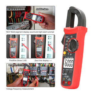UT202A+ Digital Clamp Meter Multimeter Voltage 600A AC Current Resistance