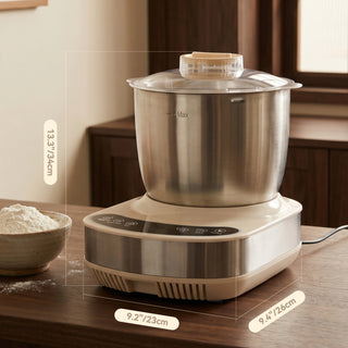 Electric Dough Mixer 7.4qt Large Capacity Electric Dough Maker with Ferment Function For Baking Bread Dough&Pizza Dough 304 Stainless Steel Kitchen Stand Mixer