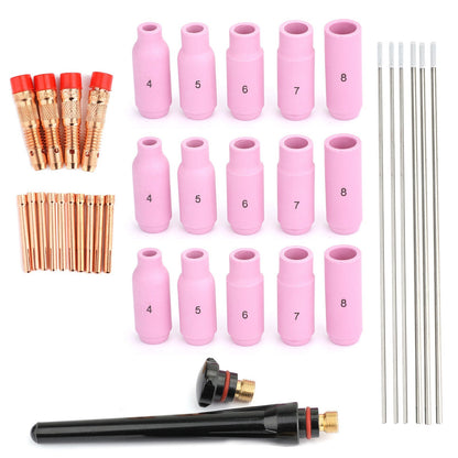 37pcs TIG Welding Torch 17/18/26 Wear Parts Set Generic