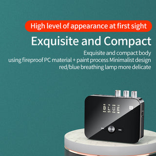 2 in 1 USB Bluetooth Transmitter Receiver Wireless NFC to 2RCA Stereo Adapter