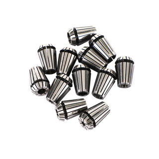 12Pcs ER20 Spring Collet 1/8"-1/2" For CNC Milling Lathe Tool Workholding