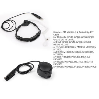 Adjustable Tactical Throat Mic 7.1mm Plug Headset + Free Combination PTT Wire
7.1mm Plug Adjustable Tactical Throat Mic Headset + Free Combination PTT Wire
Flexible Tactical Throat Mic 7.1mm Plug Headset + Free Combination PTT Wire