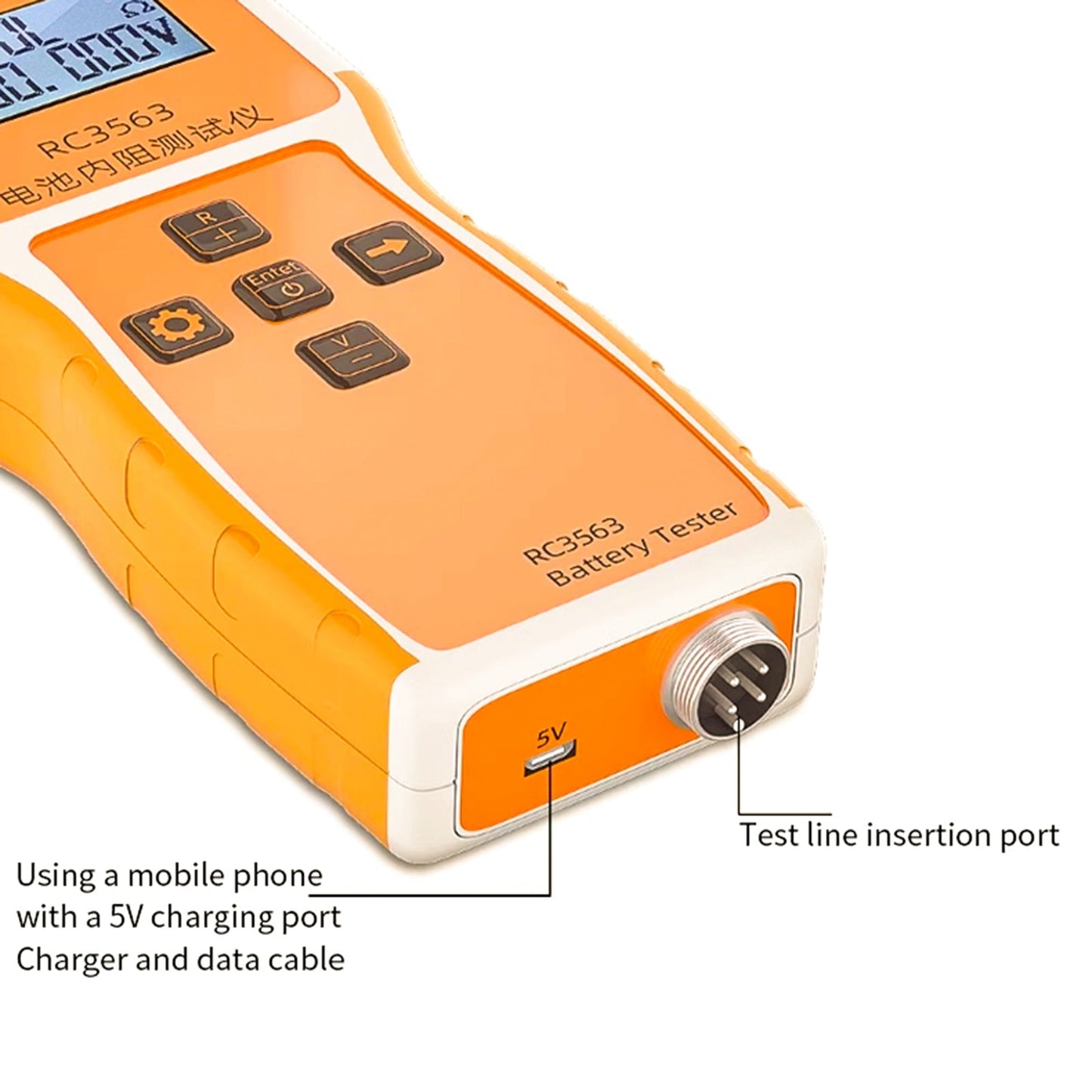 RC3563 Battery Voltage Meter Internal Resistance Voltage Tester Detector Generic