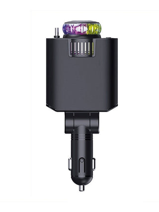 120W Super Fast Car Charger with Retractable Cable Smart Air Freshener Charger
