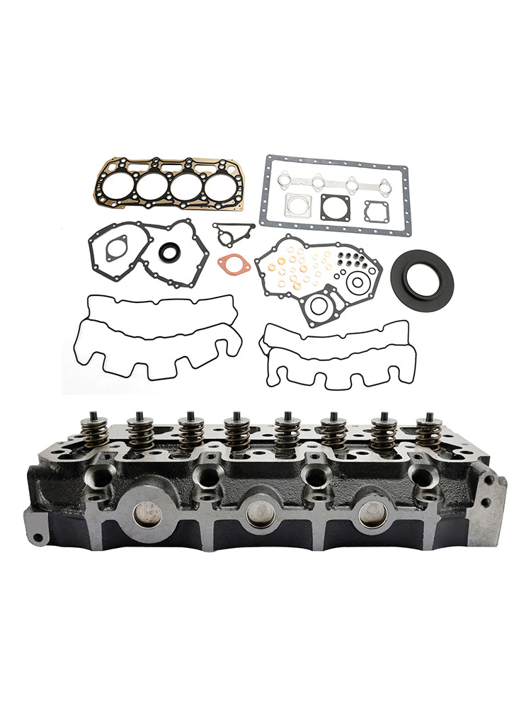 Complete Cylinder Head With Gasket Kit For Caterpillar Skid Steer Loader: 216, 226, 228, 232, 242, 216B, 226B, 232B, 242B, 216B2, 232B2 Generic