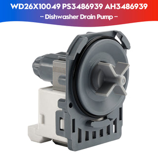 WD26X10049 PS3486939 AH3486939 Dishwasher Drain Pump for GE Dishwasher