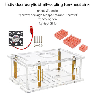 Orange Pi RV2 Dedicated Shell Development Board Acrylic Shell Transparent Box