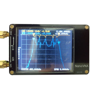 50KHz~1.5GHz 2.8" LCD NanoVNA-H Vector Network Antenna Analyzer MF HF VHF UHF