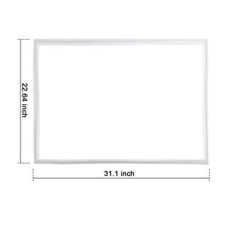 2 Pcs W10443315 Freezer Door Gasket for Kenmore Refrigerator W10571962 W10130894